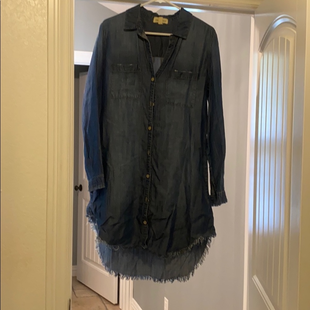 Denim dress